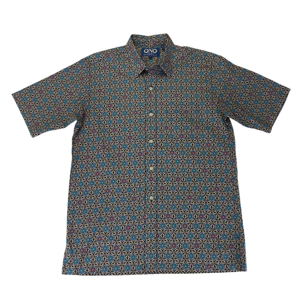 The Ono Shirt by Liberty House Short Sleeve Button-down Shirt Floral Men's Large